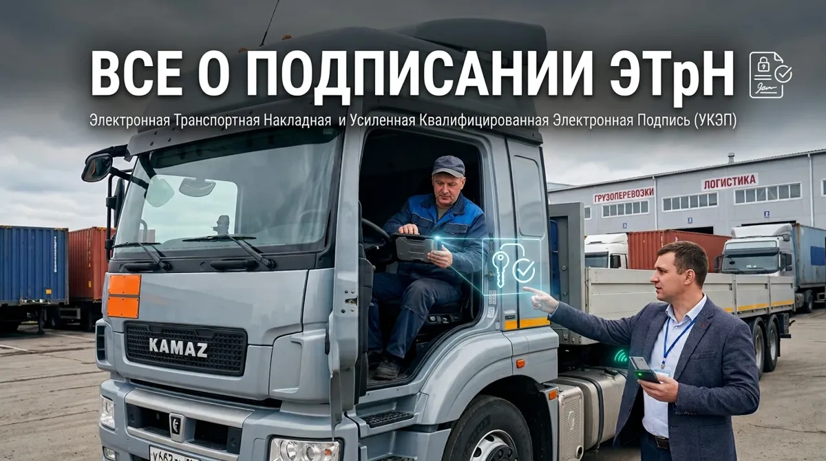 Двойная схема подписания ЭТрН: как автопарку не оформлять УКЭП на каждого водителя