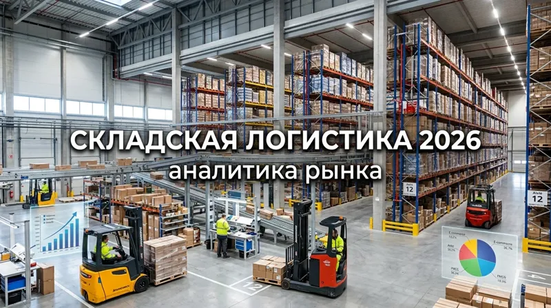 Складская логистика 2026: вакантность 7,6%, падение ставок и «новая норма» рынка