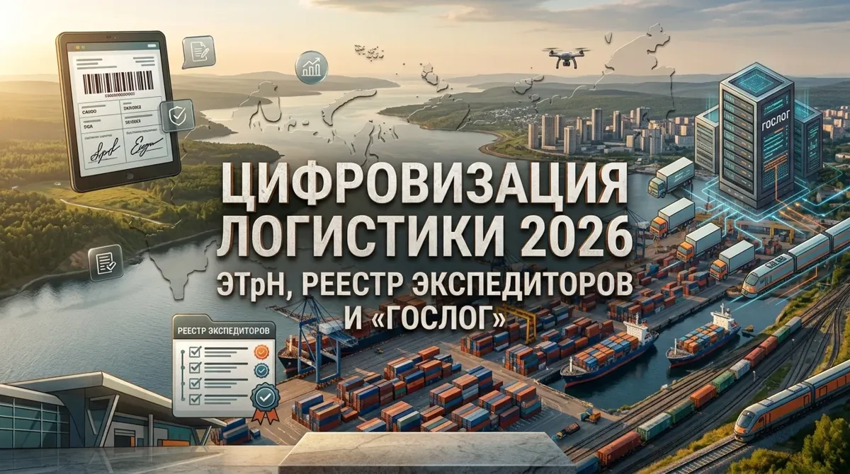 Цифровизация логистики 2026: ЭТрН, реестр экспедиторов и «ГосЛог»