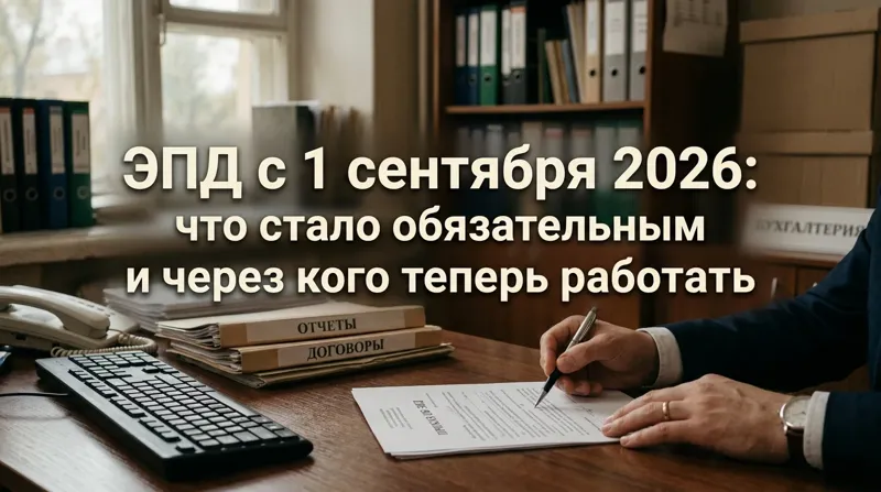 ЭПД с 1 сентября 2026: что стало обязательным и через кого теперь работать